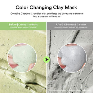 Pore Clay Pack Cleanser Heartleaf Charcoal Foam (120ml)