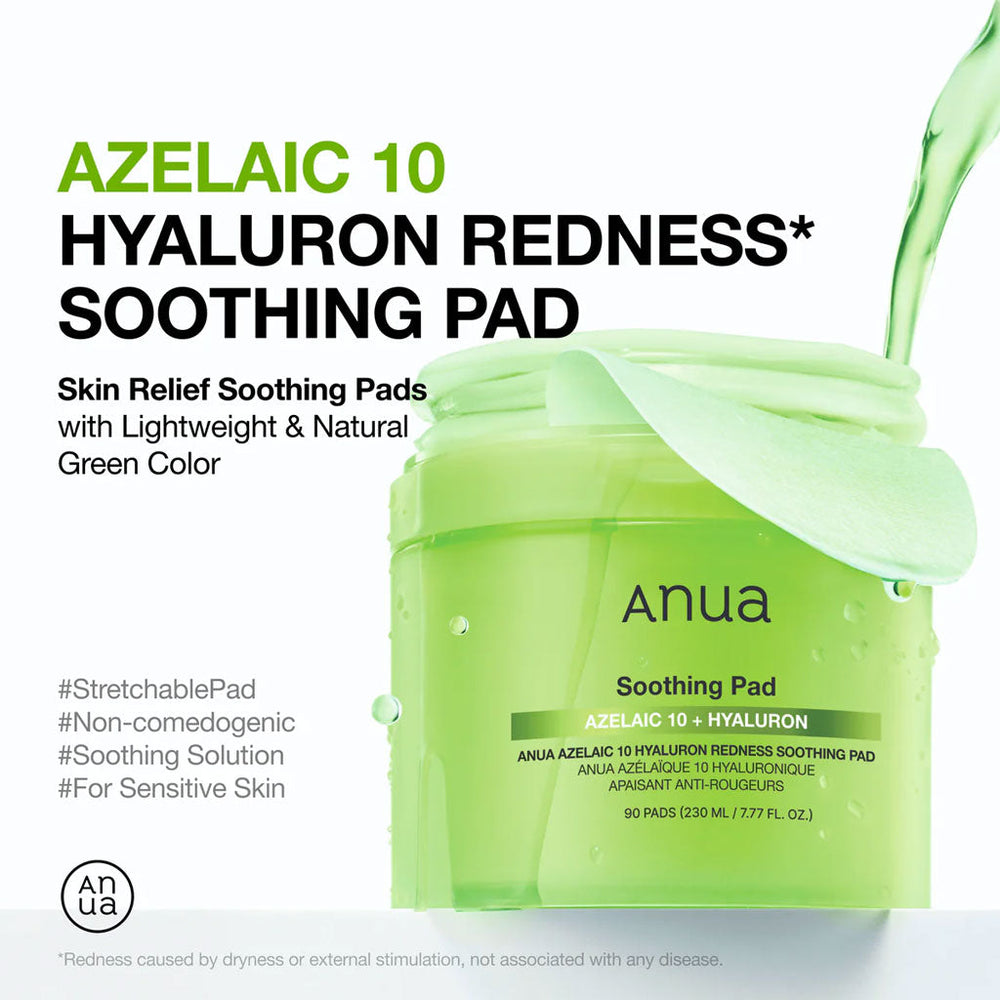 Azelaic Acid 10 Hyaluron Redness Soothing Pad (90pcs)