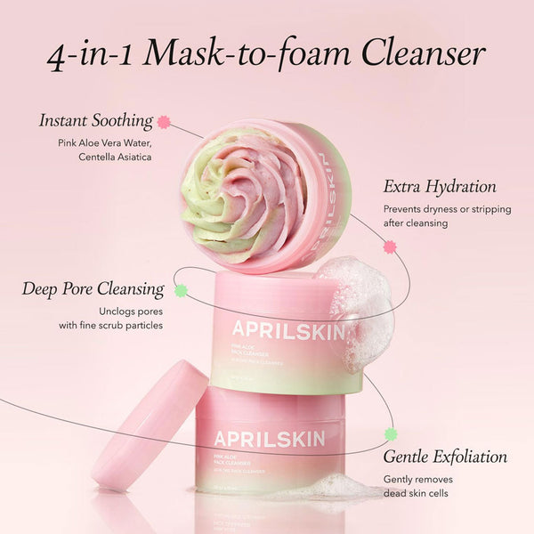 Pink Aloe Pack Cleanser (120g)