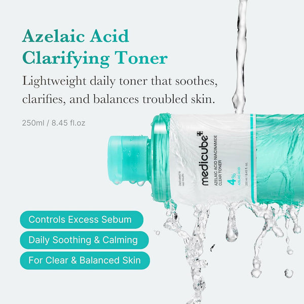Azelaic Acid Niacinamide Clear Toner (250ml)