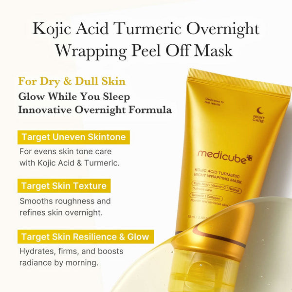 Kojic Acid Turmeric Night Wrapping Mask (75ml)