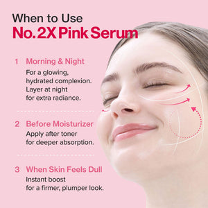 No.2 Rose PDRN Collagen 2X Plumping Serum (30ml)