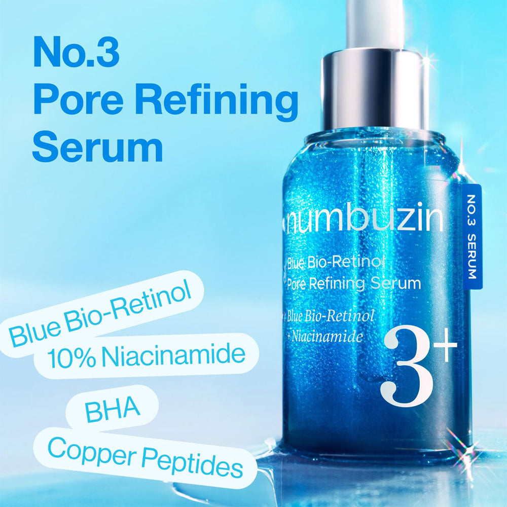 No.3 Blue Bio-Retinol Pore Refining Serum (30ml)