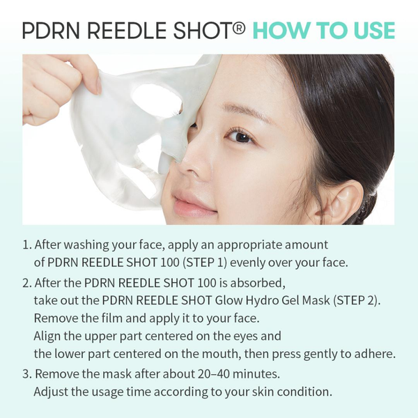 PDRN Reedle Shot 100 2 Step Hydrogel Mask (1pc)